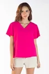 Blusa Dwz Manga Curta Gola v