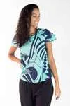 Blusa Dwz Manga Curta Estampada