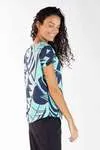 Blusa Dwz Manga Curta Estampada