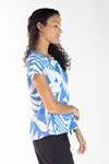 Blusa Dwz Manga Curta Estampada
