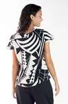 Blusa Dwz Manga Curta Estampada