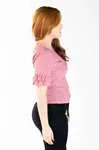Blusa Dwz Lesie com Manga Babados