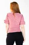 Blusa Dwz Lesie com Manga Babados