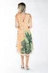 Vestido Dwz Transpassado Estampa Coqueiro