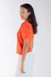 Blusa Dwz Decote v com Manga
