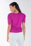 Blusa Dwz Decote v com Manga