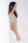 Blusa Dwz Decote v com Manga