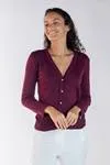 Cardigan Dwz Liso com Botoes de Tricot