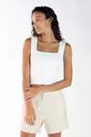 Cropped Dwz Tricot com Alcas