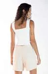 Cropped Dwz Tricot com Alcas