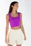 Cropped Dwz Tricot com Alcas