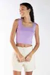 Cropped Dwz Tricot com Alcas