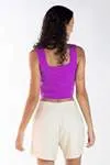 Cropped Dwz Tricot com Alcas