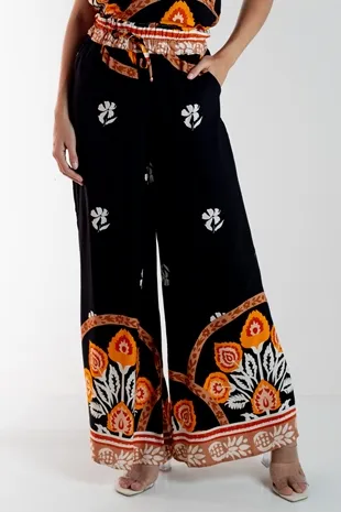 Calca Dwz Pantalona Estampada