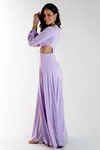 Vestido Dwz Abertura Lateral Longo