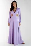 Vestido Dwz Abertura Lateral Longo