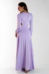 Vestido Dwz Abertura Lateral Longo