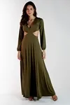 Vestido Dwz Abertura Lateral Longo