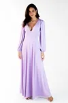 Vestido Dwz Manga Longa Liso