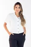 Camisa Dwz Tencel Botoes Lisa
