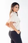 Camisa Dwz Tencel Botoes Lisa