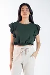 Blusa Dwz Manga Babado Lisa
