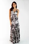 Vestido Dwz Longo Estampado