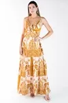 Vestido Dwz Longo Estampado