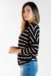 Blusa Dwz Manga Longa Listrada