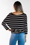 Blusa Dwz Manga Longa Listrada