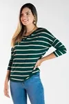 Blusa Dwz Manga Longa Listrada