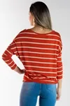 Blusa Dwz Manga Longa Listrada