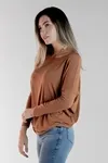 Blusa Dwz Manga 3/4 De Malha Lisa