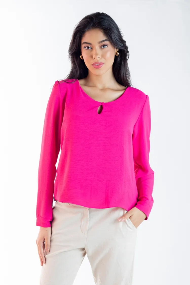Blusa Dwz Manga Longa Lisa