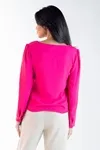Blusa Dwz Manga Longa Lisa