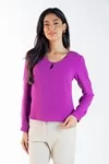 Blusa Dwz Manga Longa Lisa