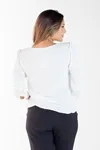 Blusa Dwz Manga Longa Lisa