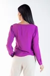 Blusa Dwz Manga Longa Lisa
