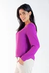 Blusa Dwz Manga Longa Lisa