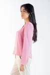 Blusa Dwz Manga Longa Lisa