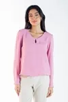 Blusa Dwz Manga Longa Lisa