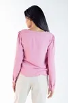 Blusa Dwz Manga Longa Lisa
