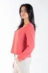 Blusa Dwz Manga Longa Lisa