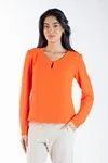 Blusa Dwz Manga Longa Lisa