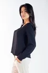 Blusa Dwz Manga Longa Lisa