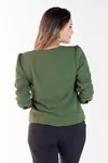 Blusa Dwz Manga Longa Lisa