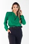 Blusa Dwz Manga Longa Com Lastex