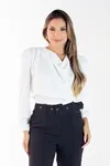 Blusa Dwz Manga Longa Com Lastex