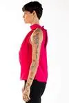 Blusa Dwz Gola Alta Com Amarracao Lisa
