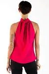 Blusa Dwz Gola Alta Com Amarracao Lisa